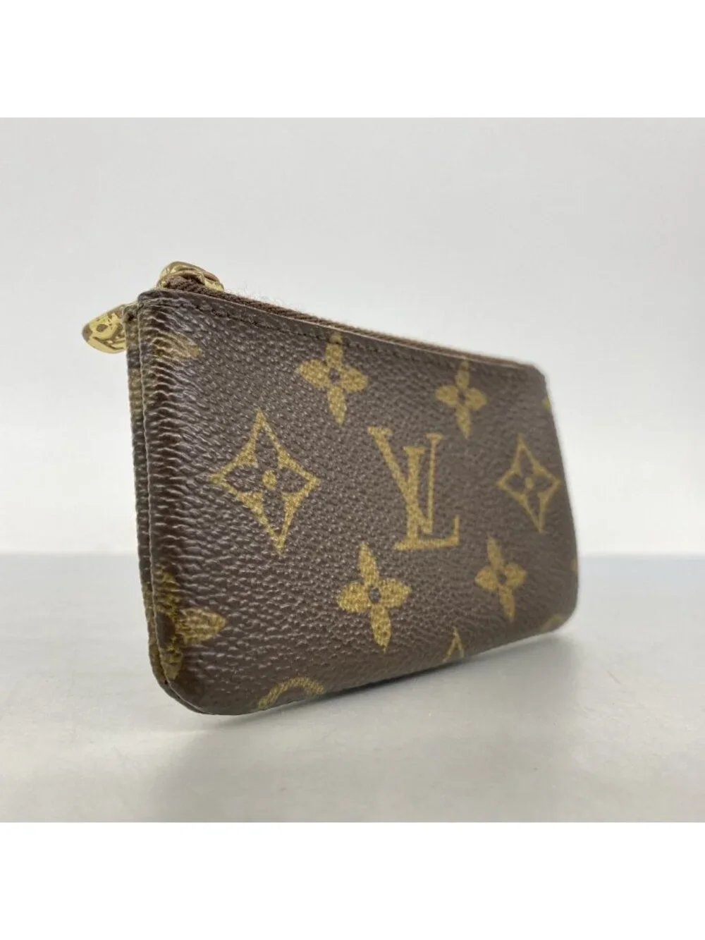 Louis Vuitton Coin Case Monogram Pochette Cles Brown
